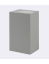 Norlys Lillehammer Kinkiet IP65 2xLED 7,1W 205lm 3000K Aluminium 1581AL