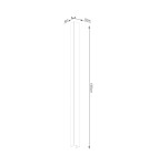 Kinkiety designerskie - Thoro Kinkiet FREYA 150 zielony oliwkowy TH.342 - product 7