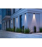 Kinkiety zewnętrzne - Norlys Lillehammer Kinkiet IP65 2xLED 7,1W 205lm 3000K Aluminium 1581AL - product 3