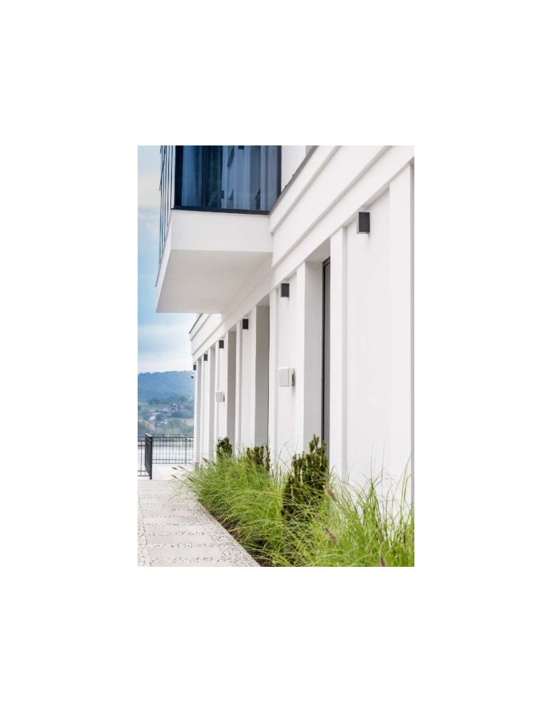 Norlys Lillehammer Kinkiet IP65 2xLED 7,1W 205lm 3000K Aluminium 1581AL