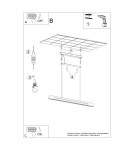 Thoro Lampa wisząca SKOG 120 LED 4000K TH.348 Thoro Lampa wisząca SKOG 120 LED 4000K TH.348