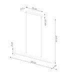 Thoro Lampa wisząca SKOG 150 LED 4000K TH.350 Thoro Lampa wisząca SKOG 150 LED 4000K TH.350