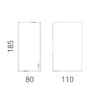 Kinkiety zewnętrzne - Norlys Lillehammer Kinkiet IP65 LED 4,2W 103lm 3000K Aluminium 1582AL - product 6
