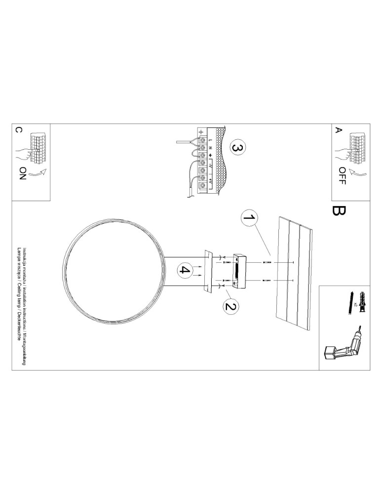 Thoro Lampa wisząca RIO 110 beżowa LED 4000K TH.366 Thoro Lampa wisząca RIO 110 beżowa LED 4000K TH.366