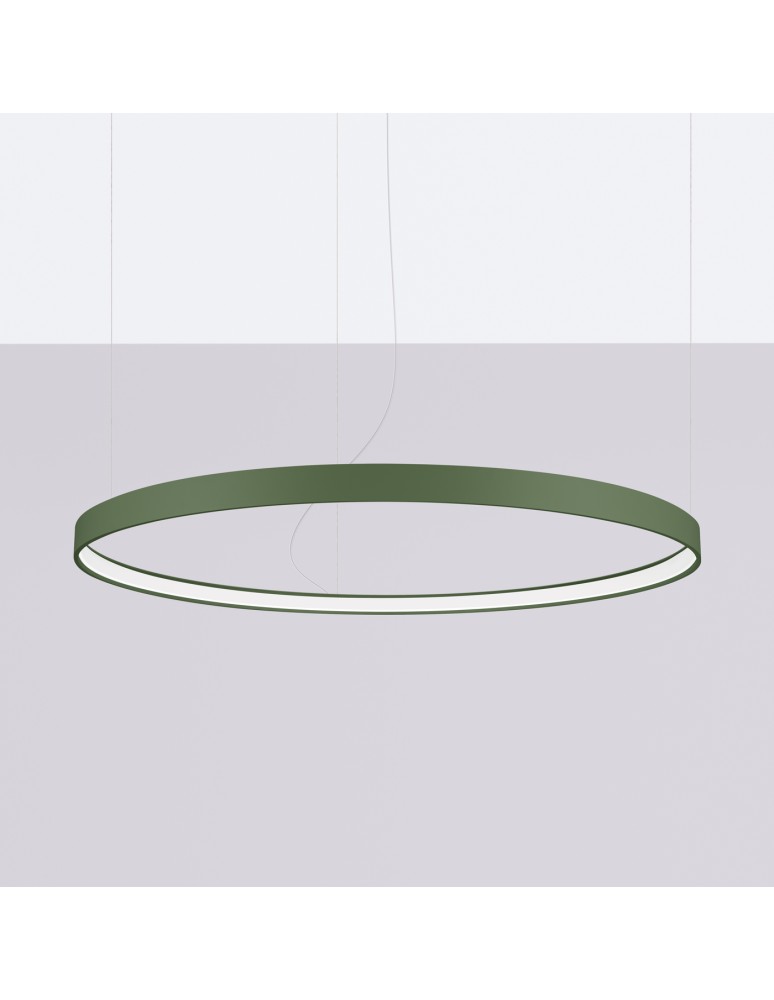 Thoro Żyrandol RIO 110 zielona oliwka LED 4000K TH.378 Thoro Żyrandol RIO 110 zielona oliwka LED 4000K TH.378