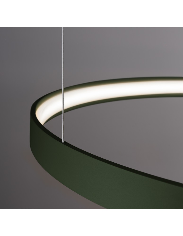 Thoro Żyrandol RIO 110 zielona oliwka LED 4000K TH.378 Thoro Żyrandol RIO 110 zielona oliwka LED 4000K TH.378