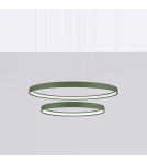 Thoro Żyrandol RIO 2 55/78 zielona oliwka LED 3000K TH.379 Thoro Żyrandol RIO 2 55/78 zielona oliwka LED 3000K TH.379