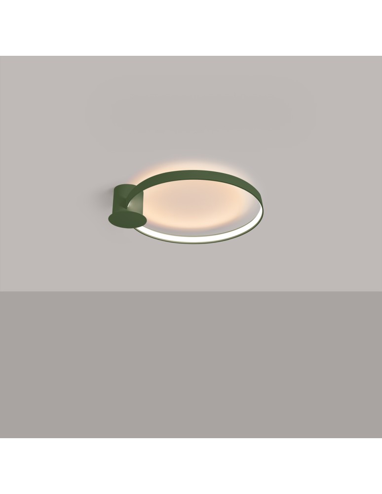 Thoro Plafon RIO 55 zielony oliwkowy LED 3000K TH.389 Thoro Plafon RIO 55 zielony oliwkowy LED 3000K TH.389