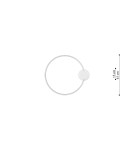 Thoro Plafon RIO 55 zielony oliwkowy LED 3000K TH.389 Thoro Plafon RIO 55 zielony oliwkowy LED 3000K TH.389