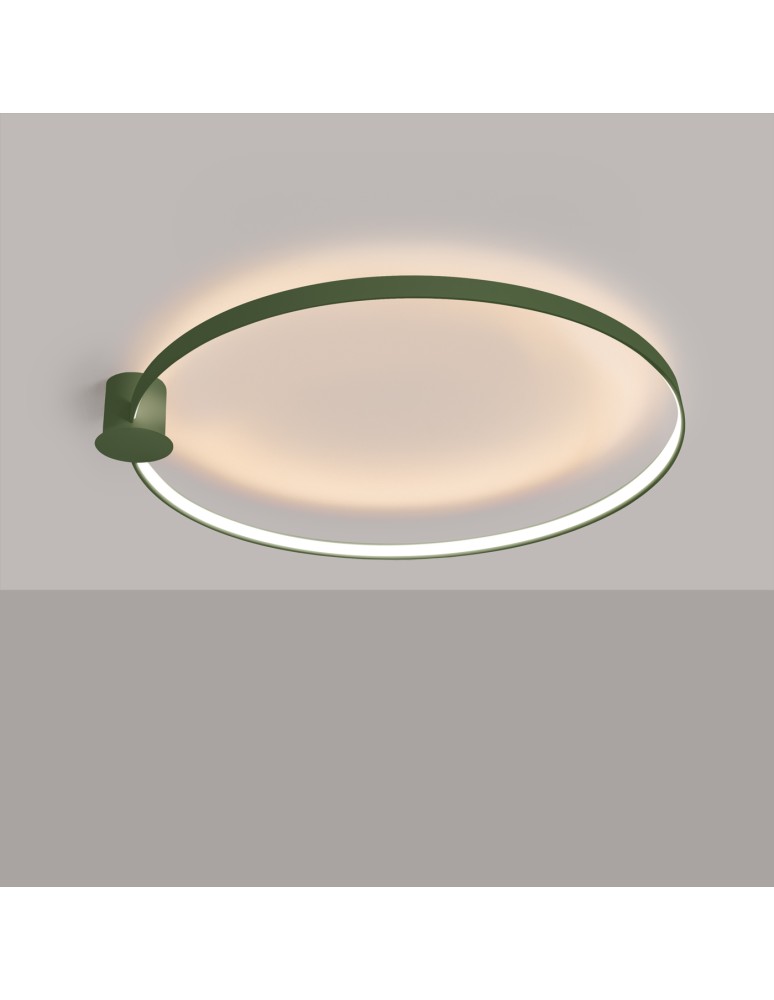 Thoro Plafon RIO 110 zielony oliwkowy LED 3000K TH.391 Thoro Plafon RIO 110 zielony oliwkowy LED 3000K TH.391