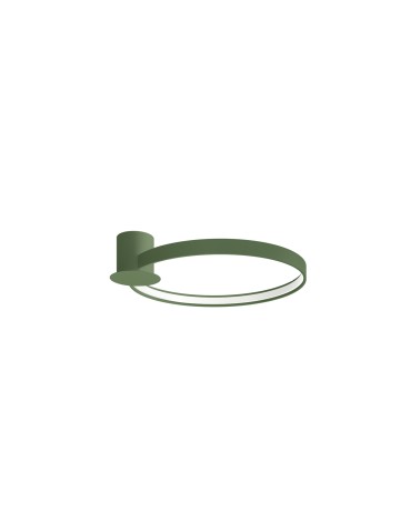 Thoro Plafon RIO 55 zielony oliwkowy LED 4000K TH.392