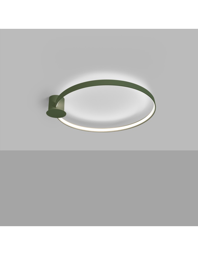 Thoro Plafon RIO 78 zielony oliwkowy LED 4000K TH.393