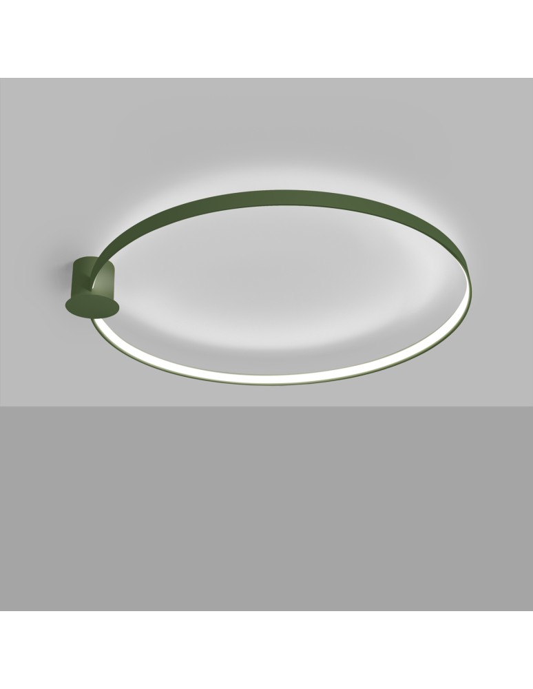 Thoro Plafon RIO 110 zielony oliwkowy LED 4000K TH.394 Thoro Plafon RIO 110 zielony oliwkowy LED 4000K TH.394