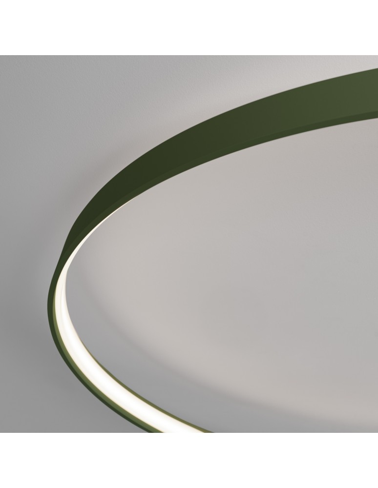 Thoro Plafon RIO 110 zielony oliwkowy LED 4000K TH.394 Thoro Plafon RIO 110 zielony oliwkowy LED 4000K TH.394