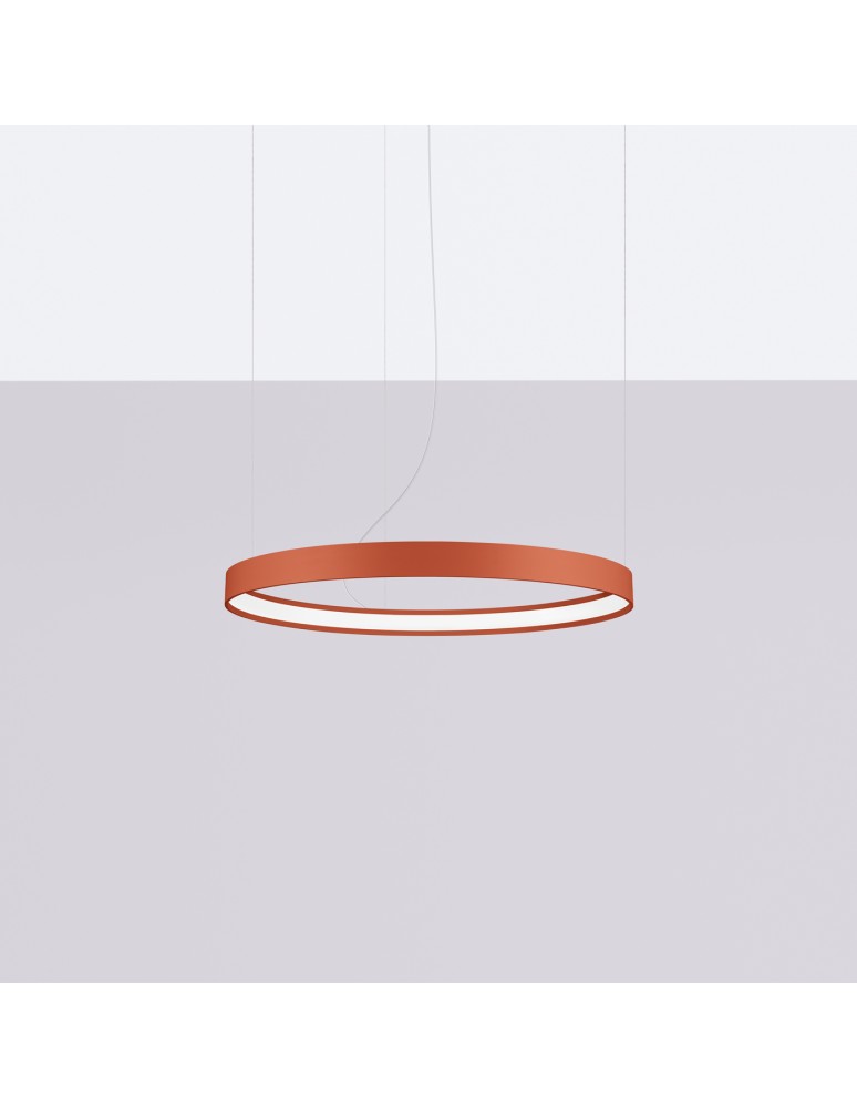 Thoro Żyrandol RIO 55 ochra czerwona LED 3000K TH.395