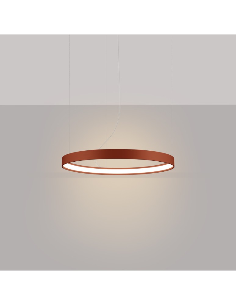 Thoro Żyrandol RIO 55 ochra czerwona LED 3000K TH.395