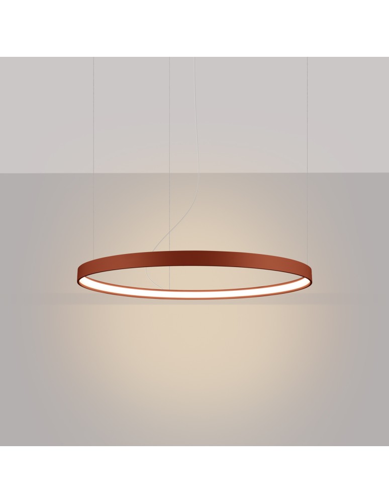 Thoro Żyrandol RIO 78 ochra czerwona LED 3000K TH.396 Thoro Żyrandol RIO 78 ochra czerwona LED 3000K TH.396