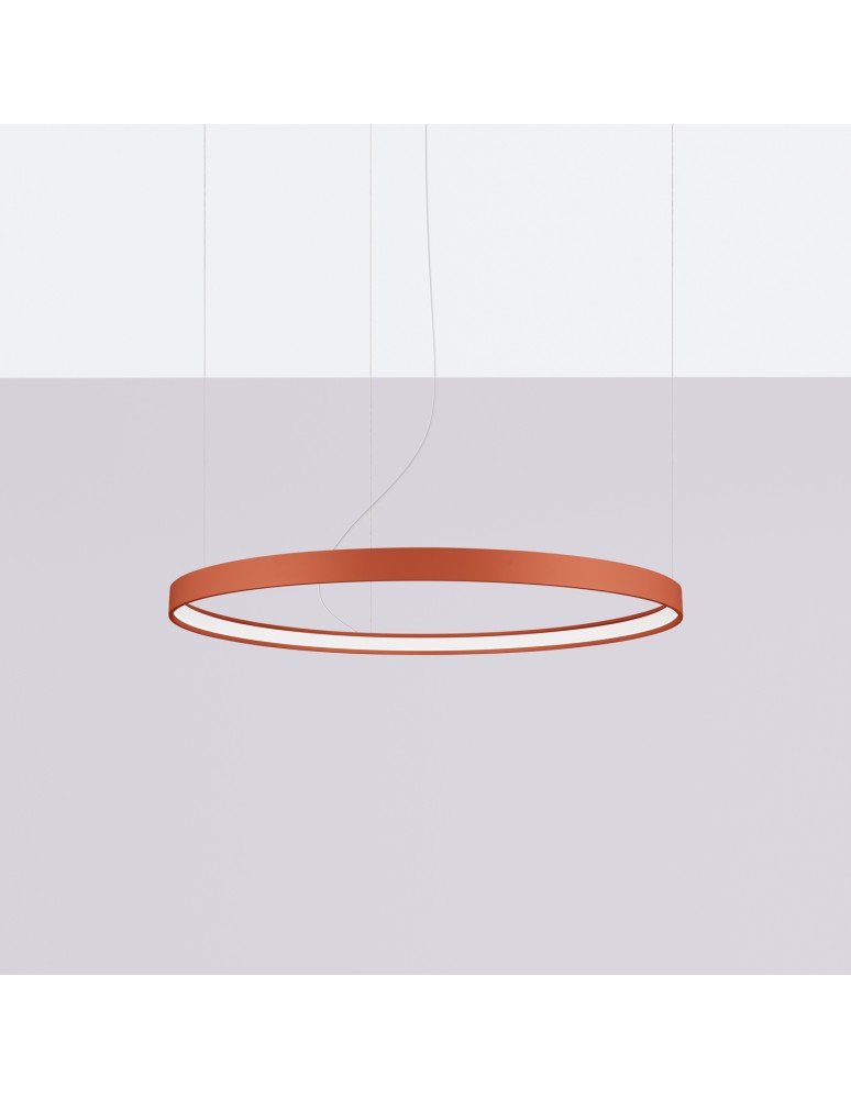 Thoro Żyrandol RIO 78 ochra czerwona LED 4000K TH.399 Thoro Żyrandol RIO 78 ochra czerwona LED 4000K TH.399
