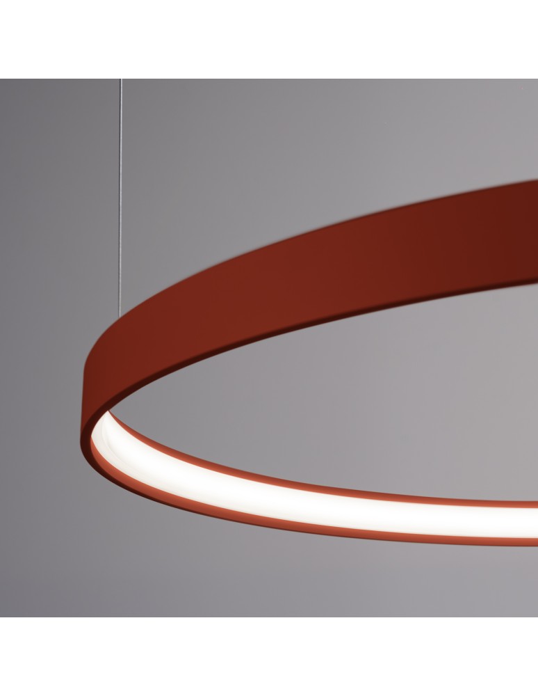 Thoro Żyrandol RIO 78 ochra czerwona LED 4000K TH.399 Thoro Żyrandol RIO 78 ochra czerwona LED 4000K TH.399