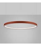 Lampy wiszące okręgi - Thoro Żyrandol RIO 110 ochra czerwona LED 4000K TH.400 - product 3