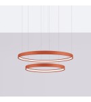 Thoro Żyrandol RIO 2 55/78 ochra czerwona LED 3000K TH.401 Thoro Żyrandol RIO 2 55/78 ochra czerwona LED 3000K TH.401
