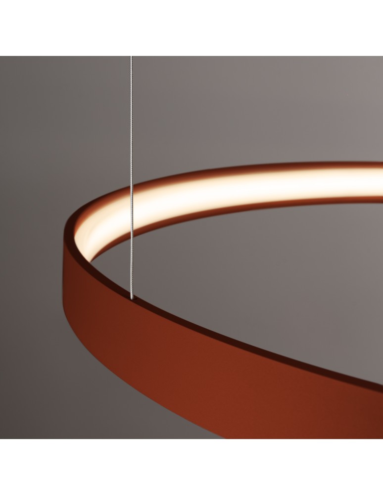 Thoro Żyrandol RIO 2 55/78 ochra czerwona LED 3000K TH.401 Thoro Żyrandol RIO 2 55/78 ochra czerwona LED 3000K TH.401
