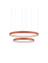Thoro Żyrandol RIO 2 55/78 ochra czerwona LED 4000K TH.403