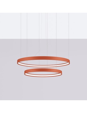 Thoro Żyrandol RIO 2 55/78 ochra czerwona LED 4000K TH.403 - produkt 2
