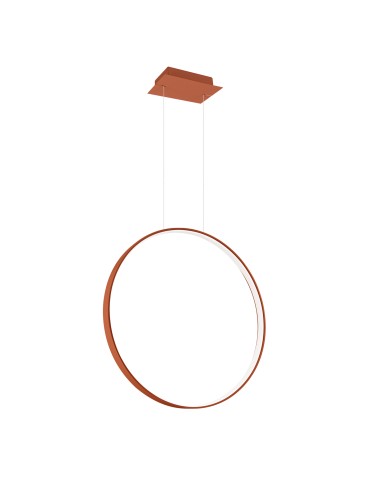 Thoro Lampa wisząca RIO 55 ochra czerwona LED 3000K TH.405