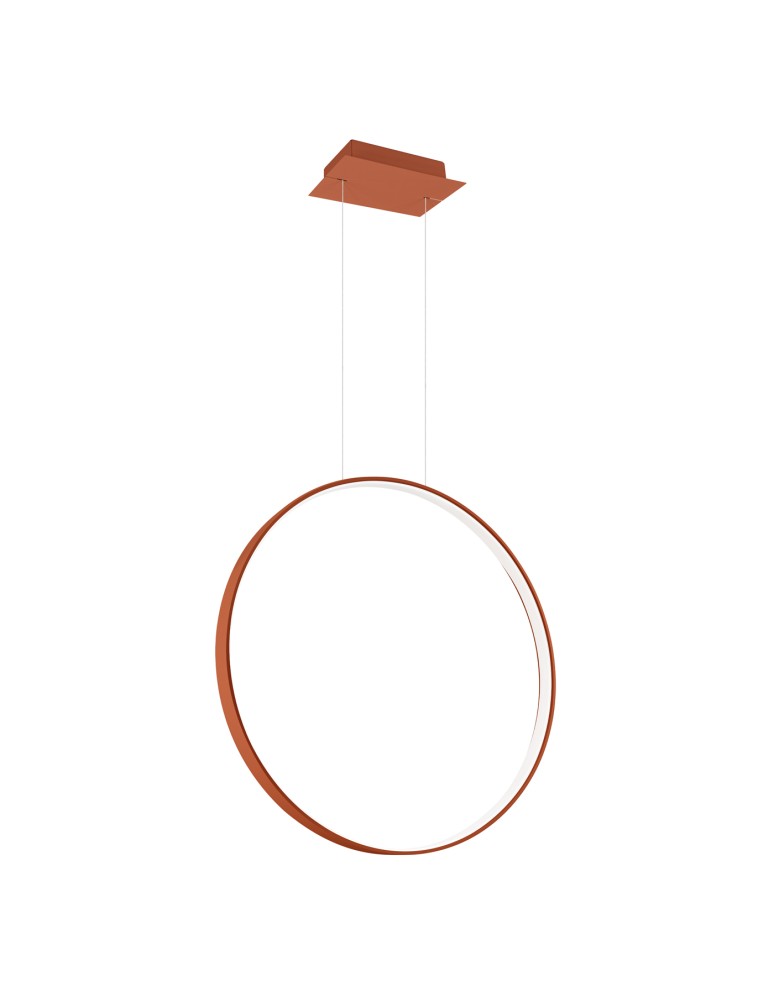 Thoro Lampa wisząca RIO 55 ochra czerwona LED 3000K TH.405
