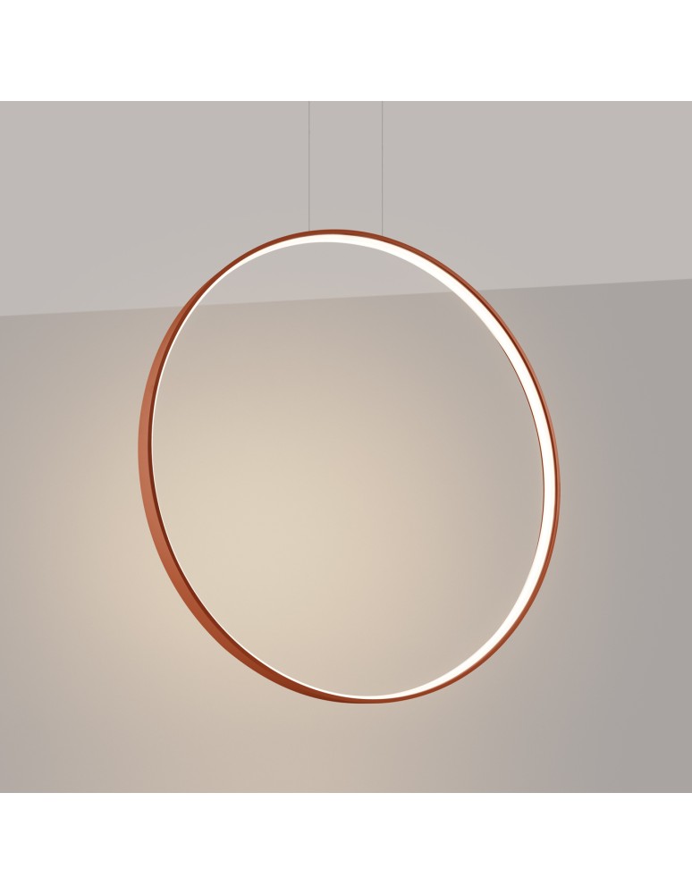 Thoro Lampa wisząca RIO 78 ochra czerwona LED 3000K TH.406 Thoro Lampa wisząca RIO 78 ochra czerwona LED 3000K TH.406