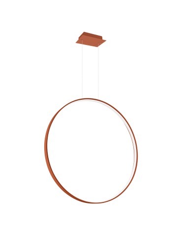 Thoro Lampa wisząca RIO 78 ochra czerwona LED 4000K TH.409