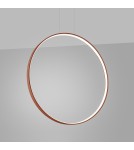 Lampy wiszące okręgi - Thoro Lampa wisząca RIO 78 ochra czerwona LED 4000K TH.409 - product 3