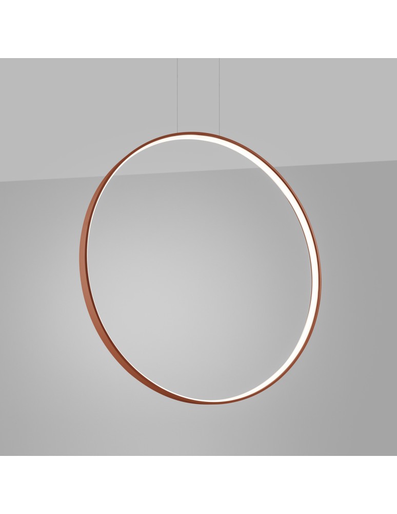 Thoro Lampa wisząca RIO 78 ochra czerwona LED 4000K TH.409