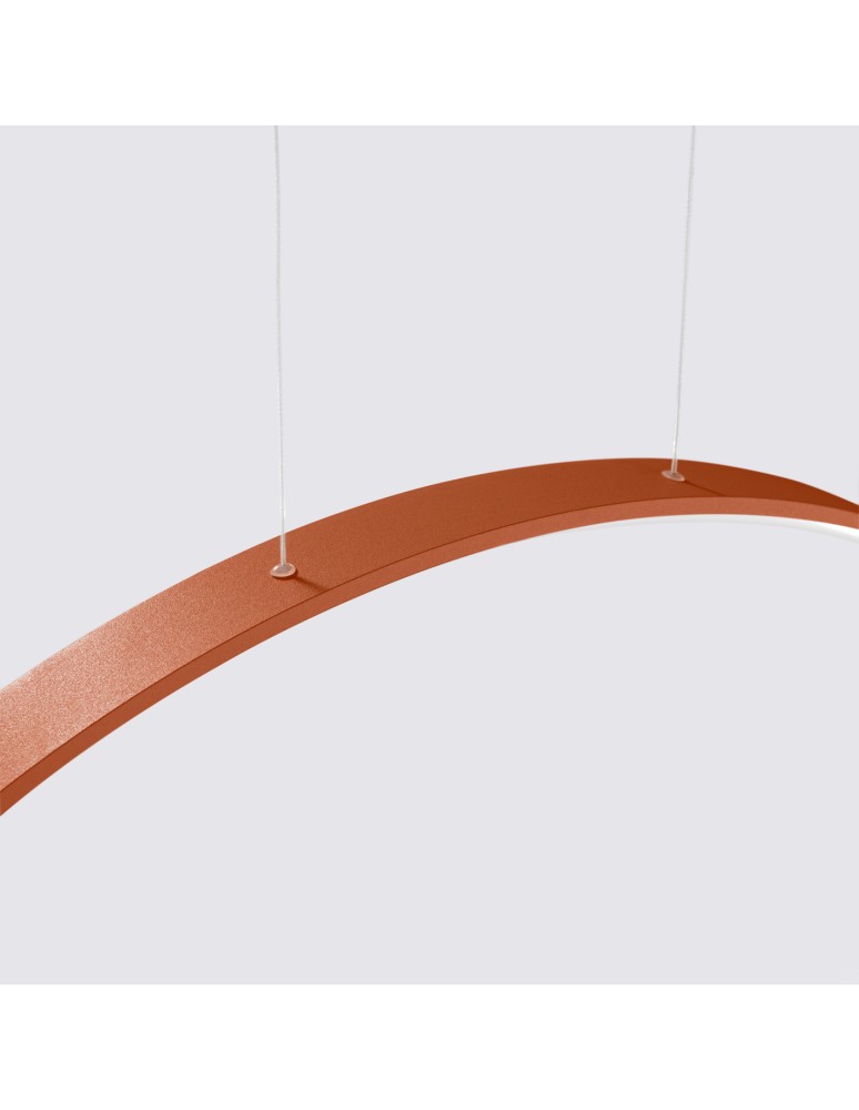 Thoro Lampa wisząca RIO 78 ochra czerwona LED 4000K TH.409