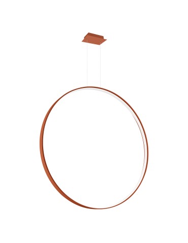 Thoro Lampa wisząca RIO 110 ochra czerwona LED 4000K TH.410
