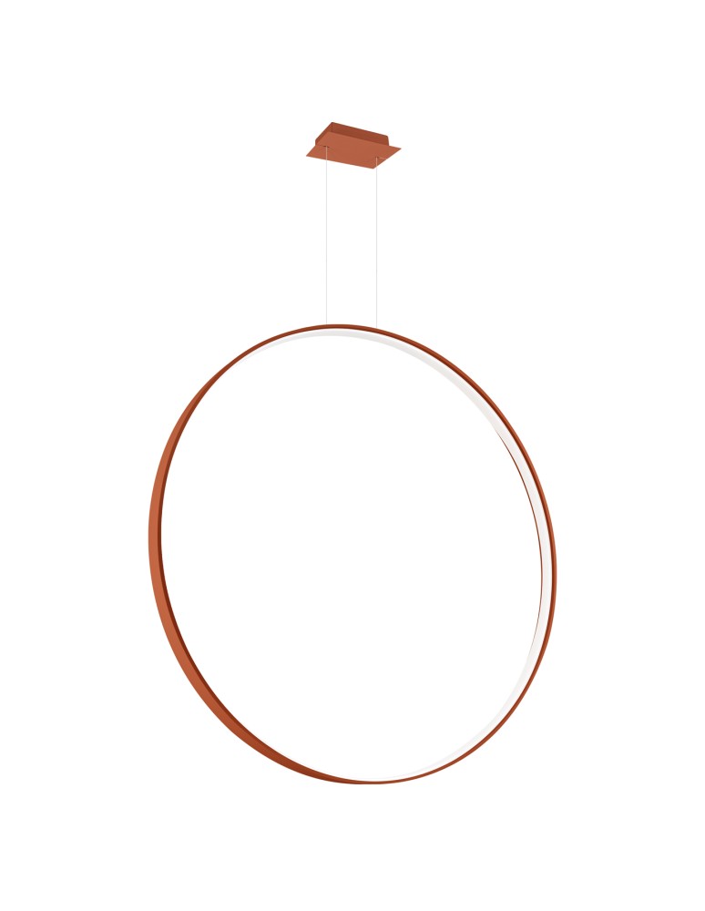Thoro Lampa wisząca RIO 110 ochra czerwona LED 4000K TH.410 Thoro Lampa wisząca RIO 110 ochra czerwona LED 4000K TH.410