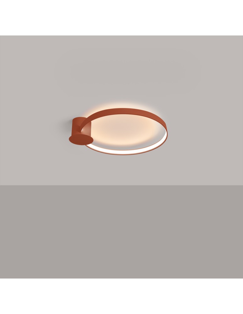 Thoro Plafon RIO 55 ochra czerwona LED 3000K TH.411 Thoro Plafon RIO 55 ochra czerwona LED 3000K TH.411