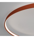 Lampy sufitowe ringi - Thoro Plafon RIO 110 ochra czerwona LED 4000K TH.416 - product 8