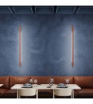 Kinkiety designerskie - Thoro Kinkiet SAPPO 150 ochra czerwona LED 4000K TH.428 - product 9