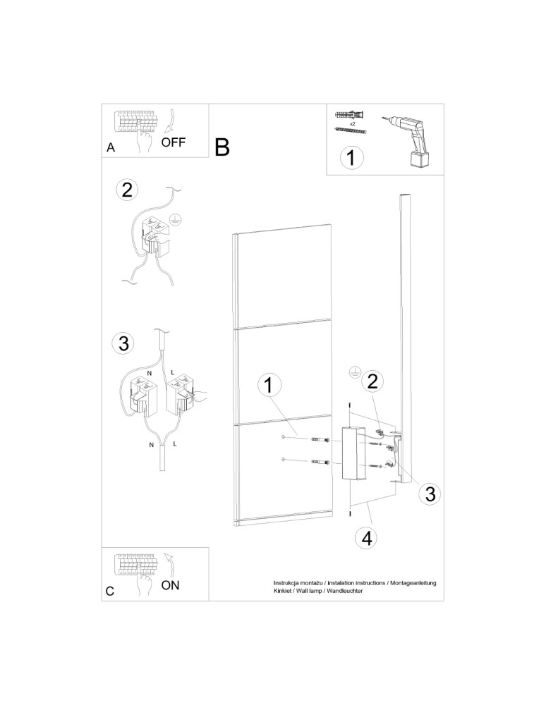 Thoro Kinkiet LAHTI 90 ochra czerwona LED 3000K TH.443