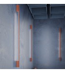 Kinkiety designerskie - Thoro Kinkiet LAHTI 90 ochra czerwona LED 3000K TH.443 - product 12