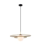 Lampy wiszące loftowe - ITALUX Alison Złoty Wisząca 1xE27 40W MDM-4001/1 GD - product 2