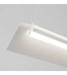 Lampy wiszące nad wyspę - Thoro Lampa wisząca ELVA biała LED 4000K TH.448 - product 4