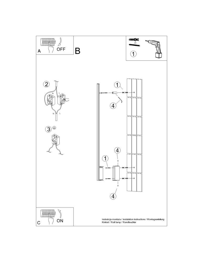 Thoro Kinkiet LAGOM 120 czarny LED 3000K TH.453 Thoro Kinkiet LAGOM 120 czarny LED 3000K TH.453