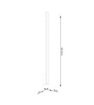 Thoro Kinkiet LAGOM 90 ochra czerwona LED 3000K TH.464 Thoro Kinkiet LAGOM 90 ochra czerwona LED 3000K TH.464