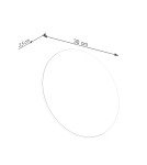 Thoro Kinkiet BORGEN ochra czerwona LED 3000K TH.473 Thoro Kinkiet BORGEN ochra czerwona LED 3000K TH.473