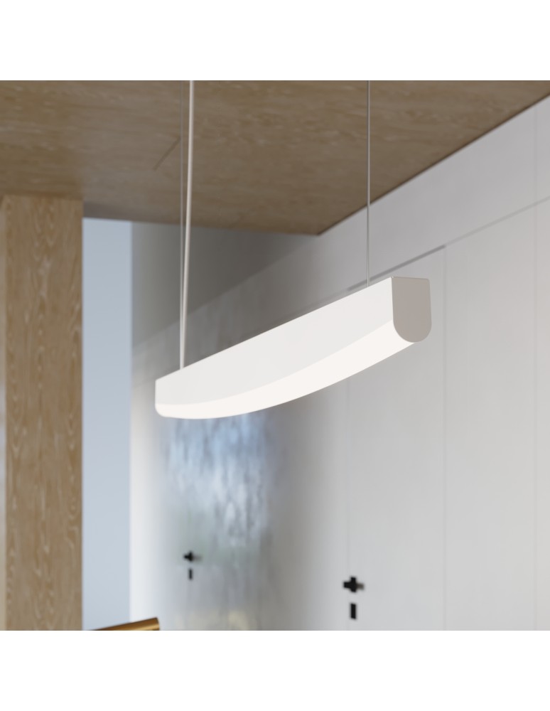 Thoro Lampa wisząca JORUN 150 biała LED 3000K TH.474 Thoro Lampa wisząca JORUN 150 biała LED 3000K TH.474