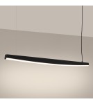 Lampy wiszące nad wyspę - Thoro Lampa wisząca JORUN 150 czarna LED 3000K TH.475 - product 3