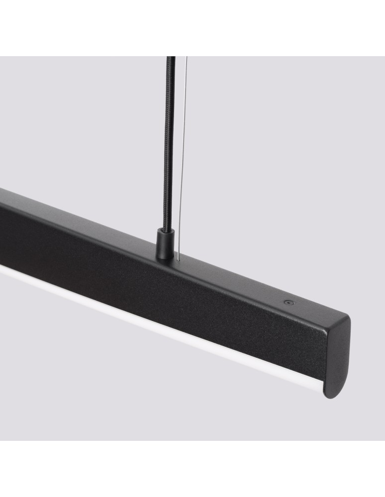 Thoro Lampa wisząca JORUN 150 czarna LED 3000K TH.475